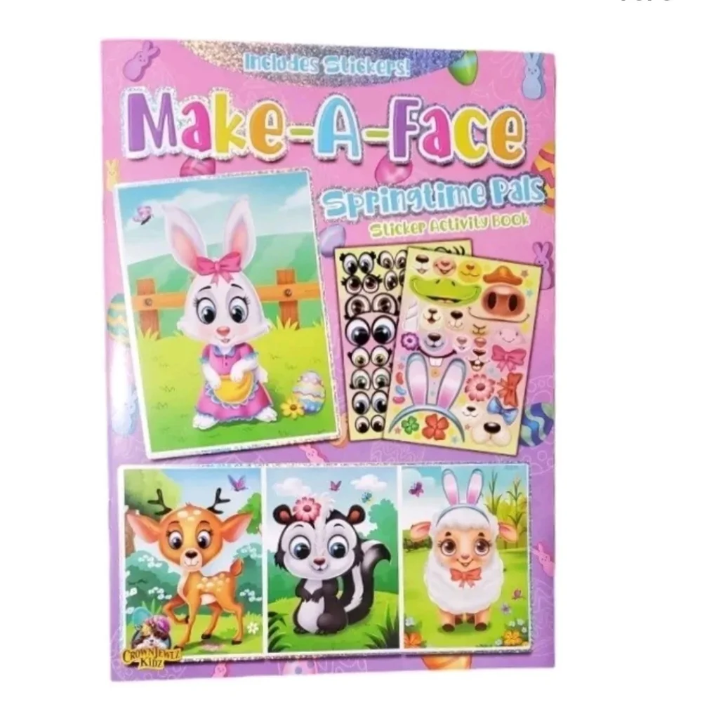 3 Preschool Easter Activity Books 375+ Stickers Create Kids Farm Animals learn